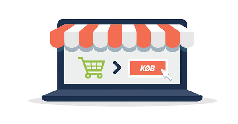 Glad webshop-ejer der har lavet sin egen hjemmeside med webshop